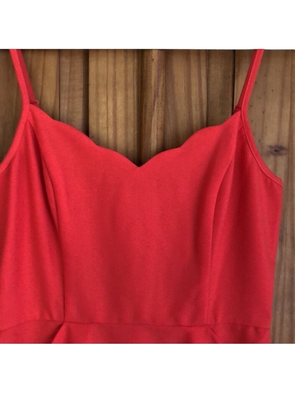 Market and Spruce dress. Coral Red in color size S - Picture 2 of 6